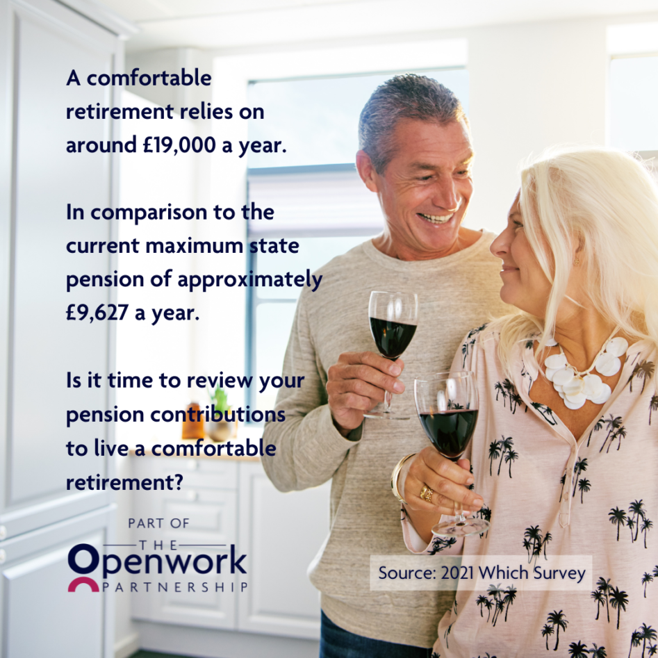 Planning for a comfortable retirement